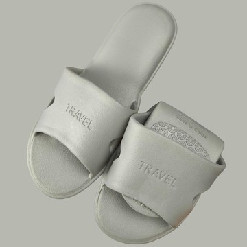 ARYKO 便攜式旅行拖鞋  大號 (260-275mm)  1個  灰色