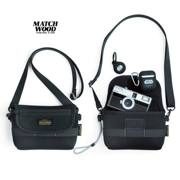 【Matchwood】Leap潛水布收納包 小相機包 手機包 防潑水潮流小包 SP-016-BK