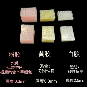 高粘度加大果凍膠穿戴美甲工具包假指甲專用雙面貼甲片透明貼膠水