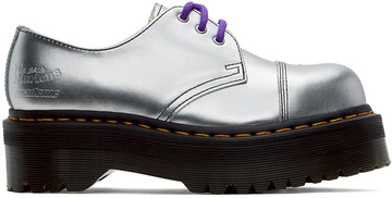 MadeMe 银色 Dr. Martens 联名 1461 Quad 德比鞋