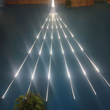 暖光燈帶暖黃色流水追光全亮燈條LED長條閃光彩燈12V流星雨跑馬燈