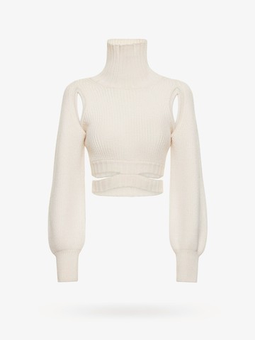 Ribbed wool blend crop sweater - ANDREA ADAMO - gender_Woman