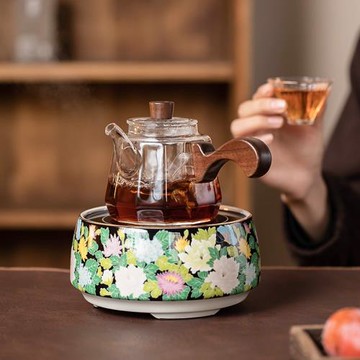 煮茶壺電陶爐玻璃壺耐高溫2024新款家用燒水壺泡茶專用圍爐煮茶器