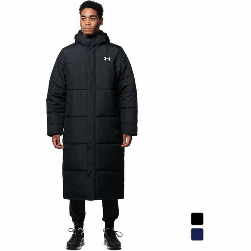 アンダーアーマー メンズ ベンチコート Ua Big Logo Long Coat スポーツウェア Under Armour 通販 Lineポイント最大get Lineショッピング