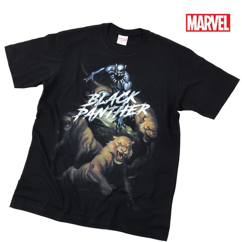 MARVEL マーベル Tシャツ 半袖 ブラックパンサー アベンジャーズ