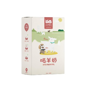 nu4PET 陪心寵糧 陪心初牧 犬貓用 喝羊奶頂級鮮羊乳 60ml 7入/盒  1盒