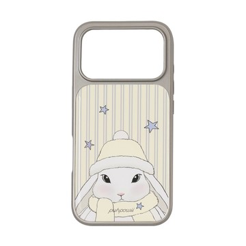 雪人：近看(檸檬黃) 銀色 Phone Case