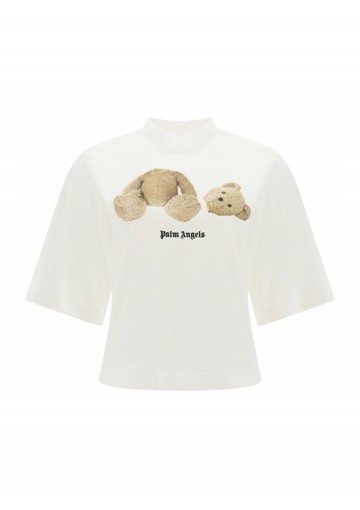 Palm Angels - Bear T-shirt - Womens - White