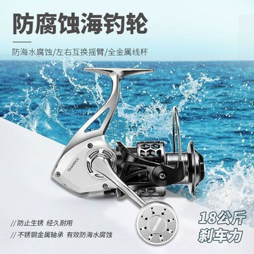 15軸 防海水 防海水漁輪 全金屬漁輪 紡車輪 鐵板輪 船釣輪 海釣輪 錨魚輪 漁線輪