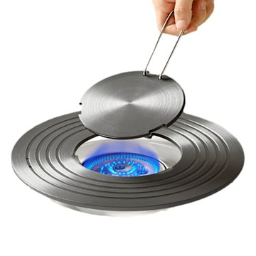 PUSH!廚房用品新款 可拆卸導熱盤解凍盤瓦斯爐灶防燒黑鍋鍋底隔熱明火導熱板D374