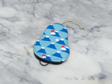 富士藍 梨型鑰匙包【K251124】