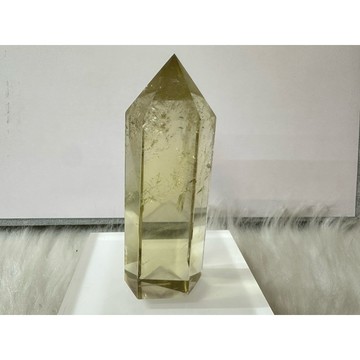 遇見～黃水晶柱 藍針水晶 天然黃水晶  Ytop#247水晶柱 天然水晶 隱山 爆彩水晶
