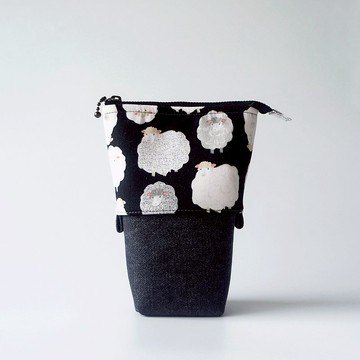 棉質伸縮筆袋 # 朵朵綿羊