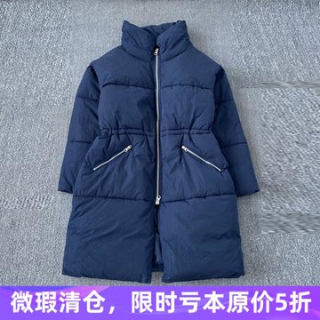 5折大牌尾單 加厚棉衣女中長款立領收腰顯瘦防風防水戶外冬外套