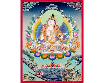 正宗金剛薩埵唐卡 | 用於靈性淨化的西藏藝術