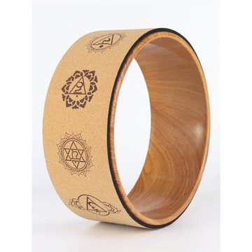 瑜伽輪開肩美背健身環后彎神器普拉提圈輔助輪PU軟木達摩輪瑜伽圈