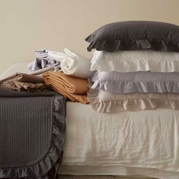 ROW® 極簡系列床蓋三件套 - 雲薰紫 Fog Lavender