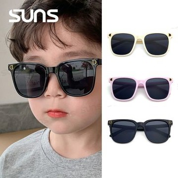 【SUNS】兒童休閒墨鏡 時尚韓版D字造型太陽眼鏡 抗UV400 檢驗合格