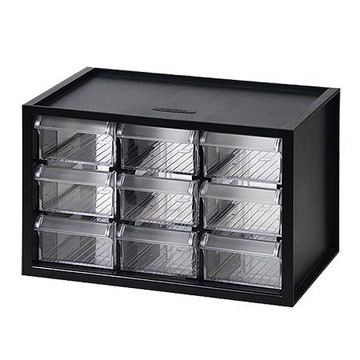 樹德SHUTER小幫手零件分類箱/A9-309/時尚黑