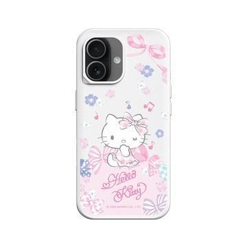 iPhone 17 SolidX 白 - 三麗鷗-Hello Kitty - 夢幻蝴蝶結