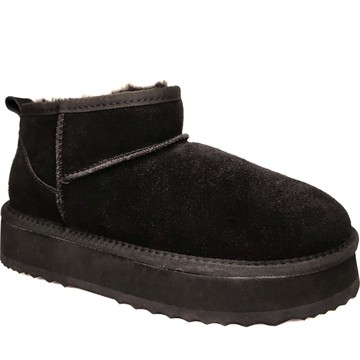 LA CONTE BLACK CASUAL CLOSED WARM BOOTS 黑色女款鞋子