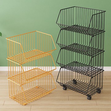 置物架落地多層可移動家用廚房浴室移動零食隔板學生宿舍收納神器