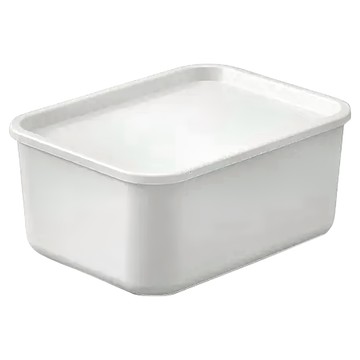 IRIS OHYAMA 愛麗思歐雅瑪 可堆疊附蓋收納盒組 FTB-29 7L  白色  6個