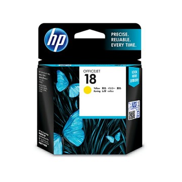 HP 黃色原廠墨水匣 / 盒 C4939A 18【APP滿額下單4%點數(單一帳號最高1000點)】7/31止
