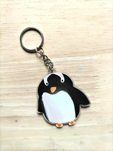 Gentoo Penguin Keychain