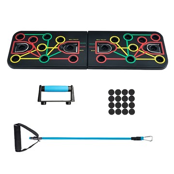 多功能俯臥撐板  64.5 x 19.5cm  拉力繩款  1個