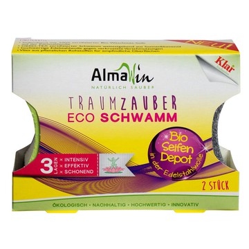 AlmaWin 德國居家清潔 環保清潔肥皂海綿 2st (AW025)