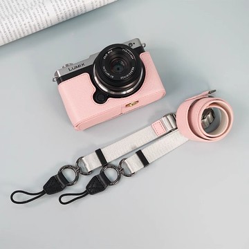 松下S9保護套S5相機包S5二代半包底座包G100K皮套FZ80/FZ85微單殼 h7091