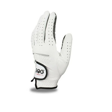 【日本代購】1 件式高爾夫手套男士左/右手柔軟透氣純羊皮真皮搭配防滑顆粒男士高爾夫手套