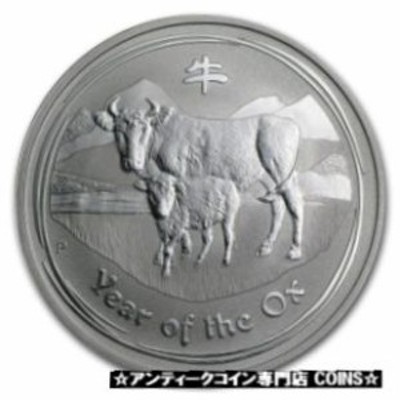 アンティークコイン Perth Mint Australia $2 Lunar Series II Ox 2009