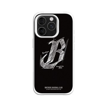 iPhone 16 Pro SolidX 白 - 職棒-中信兄弟 Brothers - 素描LOGO