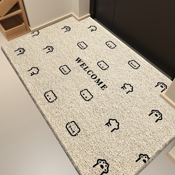 【momo home】絲圈地墊 奶油風地墊 落塵區地墊 入戶門地墊 玄關地墊 防滑地墊 刮泥 刮沙地墊 浴室地墊 地墊