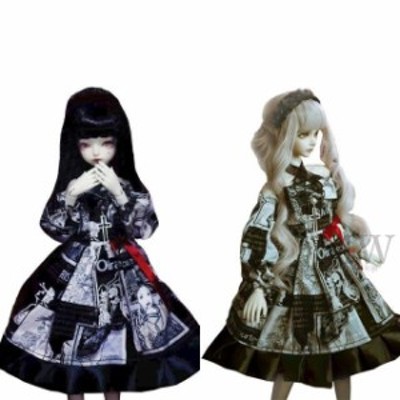 WY387 BJD 1/4 ドール 衣装 ワンピース 日常 洋服 ハンドメイ-