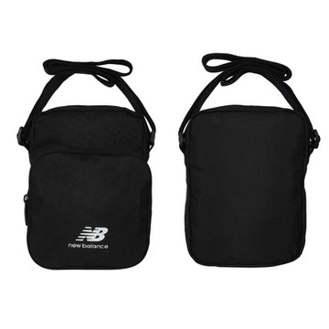 NEWBALANCE 小型側背包-臀包 斜背包 側背包 LAB23124BK 黑白