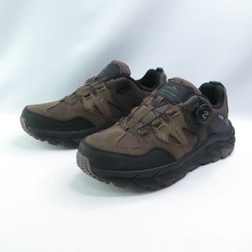 LOTTO LT4AMO5673 男運動鞋 CTR 01 戶外健行鞋 免綁帶轉扣 防潑水 咖啡【iSport愛運動】