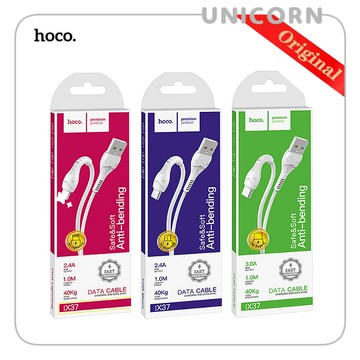 [一條$99]hoco浩酷-1m手機充電線 USB to iPhone/USB to Type-C/USB to 安卓Micro 數據線 Unicorn