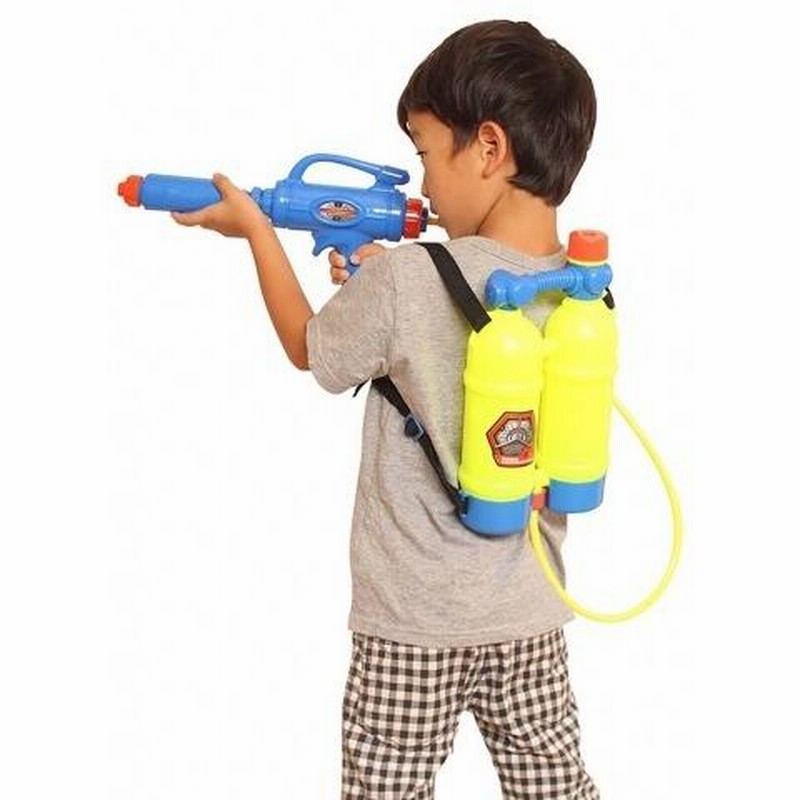 水鉄砲　ウォーターガン　水ピストル　エアマシンガン 　飛距離約8ｍ　タンク容量約1000cc　池田工業社　