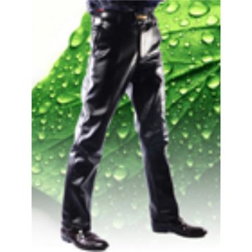 春秋季男士中年男式休閑高腰秋冬直筒加絨大碼防風防濕耐磨污皮褲