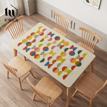 【好物良品】《歡樂多巴胺》好物設計軟玻璃防燙防刮隔熱桌墊｜可訂製尺寸請聯繫LINE客服@haowu