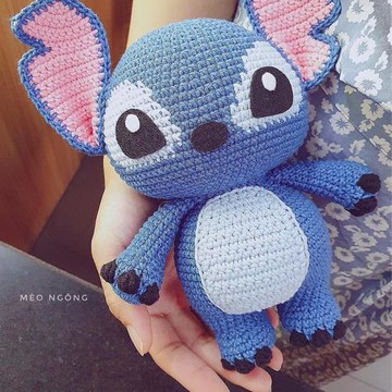 diy史迪仔毛線創意生日禮物玩偶