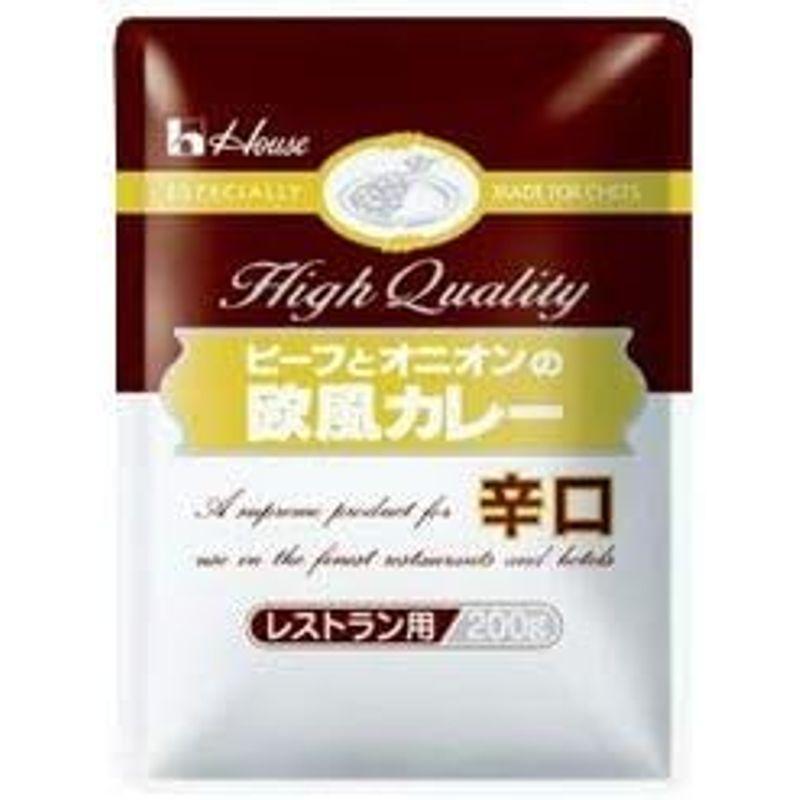 ハウス食品 ビーフとオニオンの欧風カレー 辛口 200g×30袋入