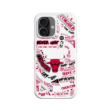 iPhone 17 SolidX 白 - NBA - 塗鴉系列-芝加哥公牛 Chicago Bulls - Graffiti