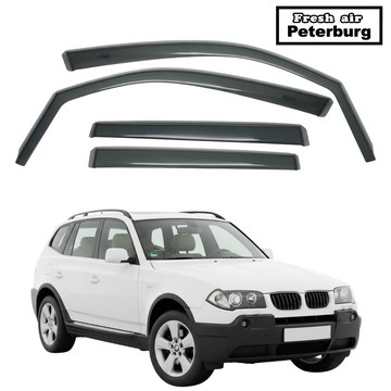 比德堡崁入式晴雨窗【內崁式-標準款】BMW寶馬 X3 E83 2004-2010年專用賣場