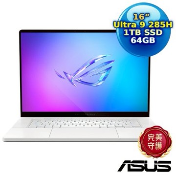 ASUS ROG Zephyrus G16 GU605CX-0038H285H-NBLO 16吋電競筆電 鉑月銀 有燈效/單區RGB (Ultra