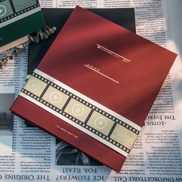 相冊本 青禾紀長鏡頭自黏式覆膜相冊家庭本大容量影集創意diy手工紀念冊『XY20942』