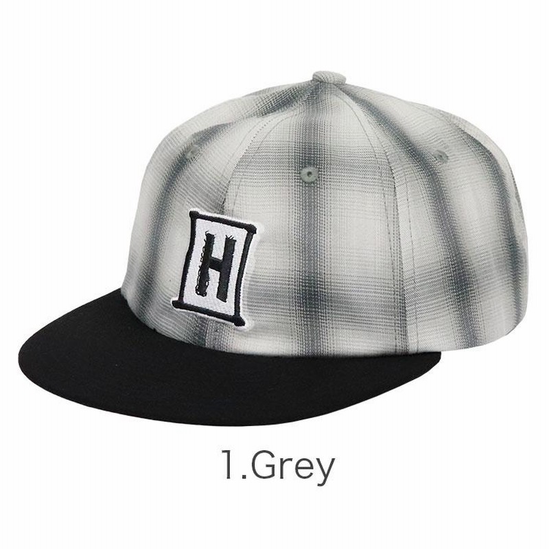 ハフ キャップ メンズ レディース HUF チェック柄 ツートン